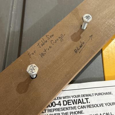DeWalt Table Saw and More (WC-EL)