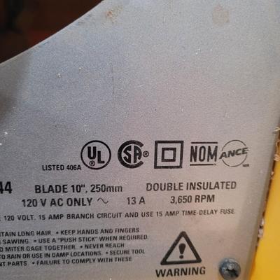 DeWalt Table Saw and More (WC-EL)