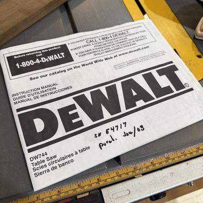 DeWalt Table Saw and More (WC-EL)