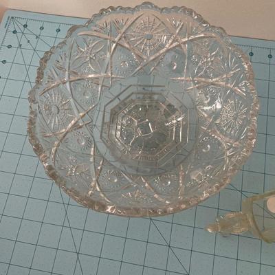 Glass bowl tooth pick holder