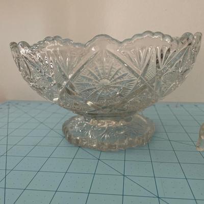 Glass bowl tooth pick holder