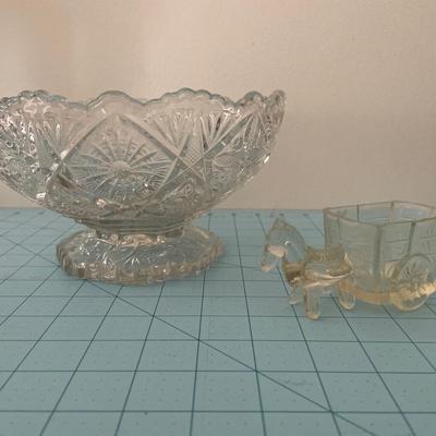 Glass bowl tooth pick holder
