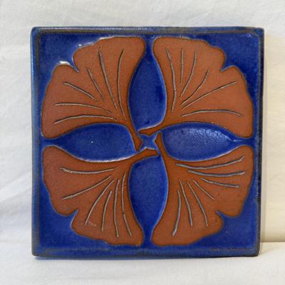 Asheville Tileworks Gingko Leaf Tile & More Ginkgo Pottery (L-HS)