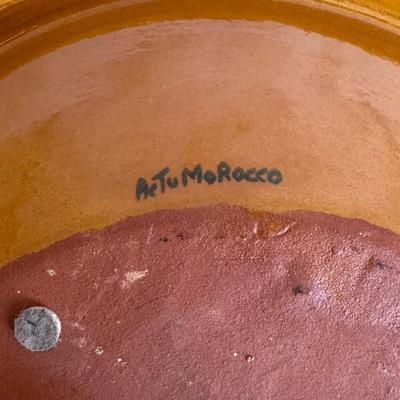 Bright Orange AcTuMorocco Tagine and Complementary Bowl (K-DZ)