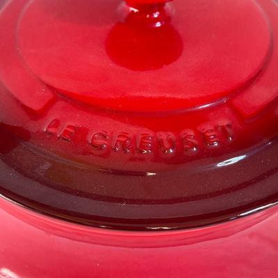 Four Qt. Bean Pot and Rectangular Dish by Le Creuset (K-DZ)
