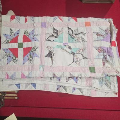 Hand sewn quilt