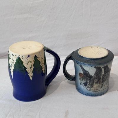 Honey Hill Pottery, Charlie Tefft, & Other Nature Inspired Mugs (K-DZ)