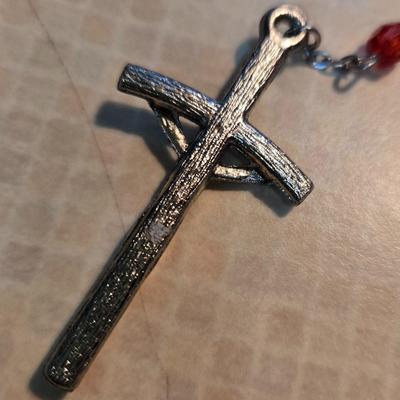 Red-Beaded John Paul II Rosary