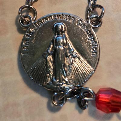 Red-Beaded John Paul II Rosary