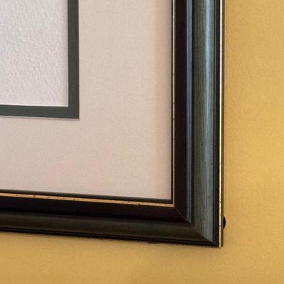 Framed and Signed Watercolor of Blackberry Vines (LR-DZ)