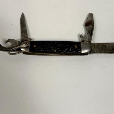 Vintage 1936-1952 Imperial Prov RI USA Scout / Camp 4-Blade Folding Pocket Knife