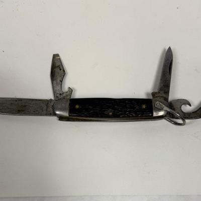 Vintage 1936-1952 Imperial Prov RI USA Scout / Camp 4-Blade Folding Pocket Knife