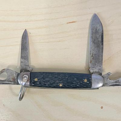 Vintage 1936-1952 Imperial Prov RI USA Scout / Camp 4-Blade Folding Pocket Knife