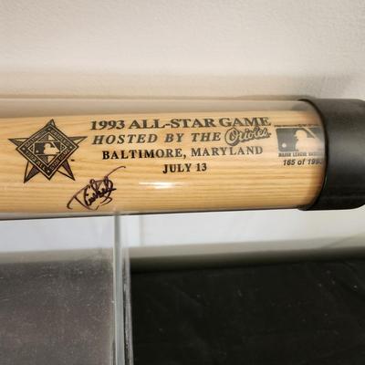 1993 All Star Game Bat Signed