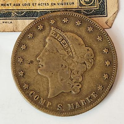 Lot of Foreign Coins & Currency WWII some late 1800's & early 1900's