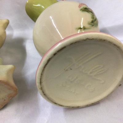 Rosemead Deer Vase, Red Wing Fan Vase, Hull Pitcher
