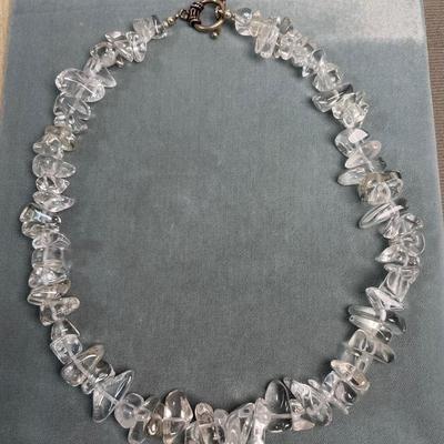 Rock Crystal stone Necklace