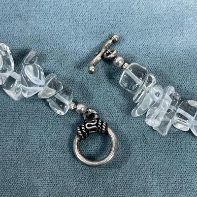 Rock Crystal stone Necklace