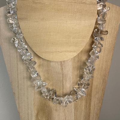 Rock Crystal stone Necklace