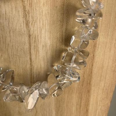 Rock Crystal stone Necklace