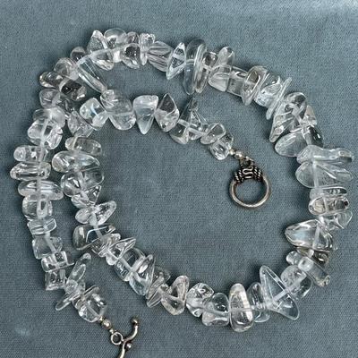Rock Crystal stone Necklace