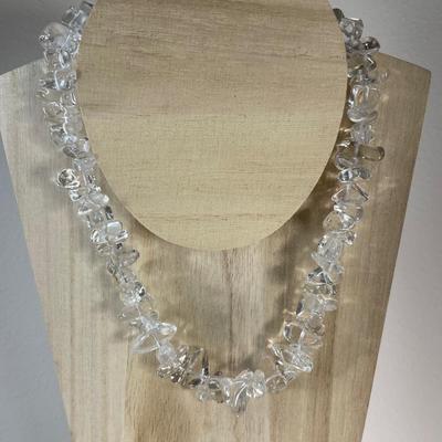 Rock Crystal stone Necklace