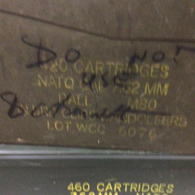 Three Military Ammo Cans