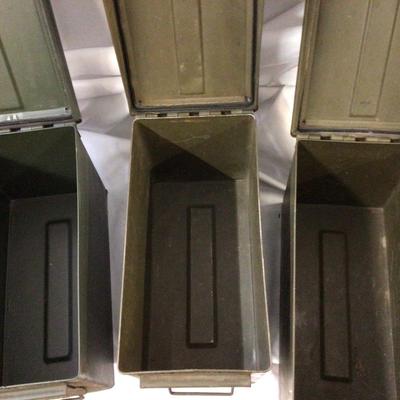 Three Military Ammo Cans