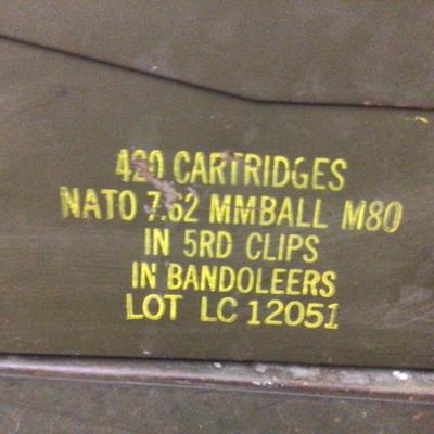 Three Military Ammo Cans