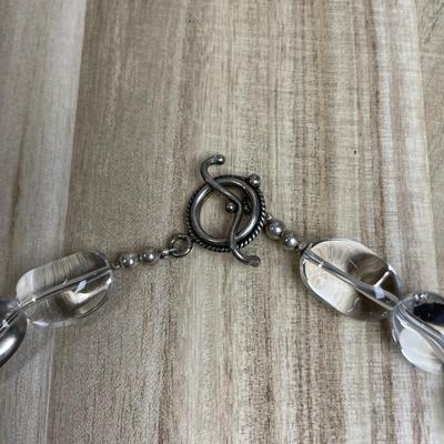 Rock Crystal Sterling Necklace