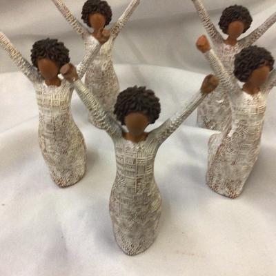 5 Willow Like Figurines