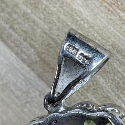 Peridot Sterling Silver Pendant