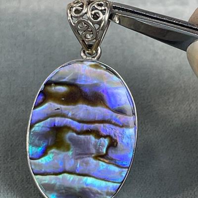 Abalone Sterling Silver Pendant
