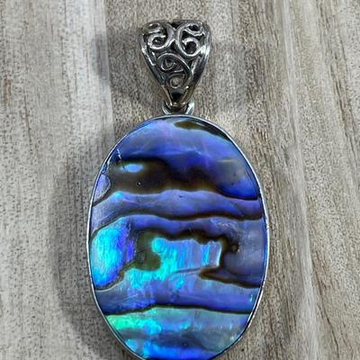 Abalone Sterling Silver Pendant