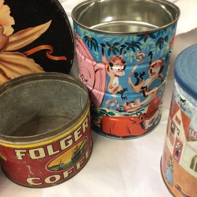 Coffee Can and Tin Lot