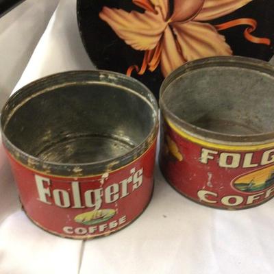 Coffee Can and Tin Lot