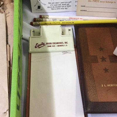 Paper Lot Stamps Advertising Coin Storage