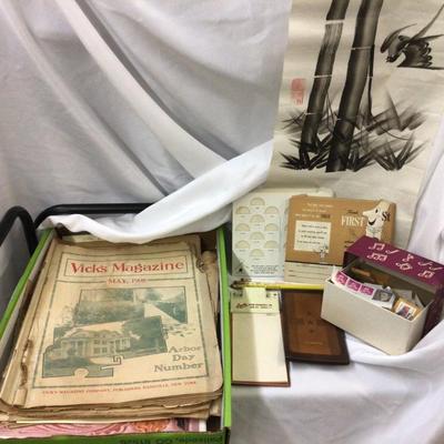 Paper Lot Stamps Advertising Coin Storage