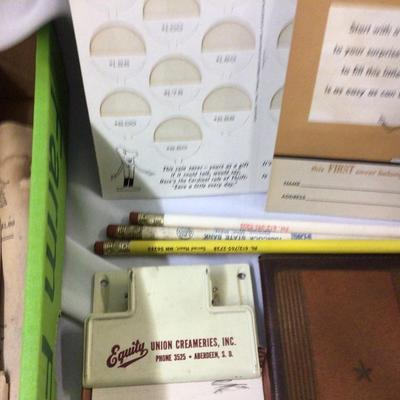 Paper Lot Stamps Advertising Coin Storage