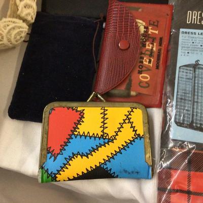 Vintage Bank Bags, Coin Purse, Travel Bag, Camera Hair Barrett, Hand Warmer