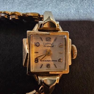 Vintage Sessions 17 Jewels women's Wristwatch -