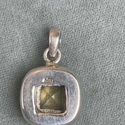 Citrine Sterling silver Pendant