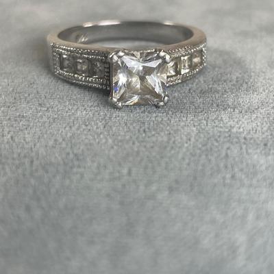 CZ Sterling silver Ring 8.5