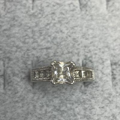 CZ Sterling silver Ring 8.5