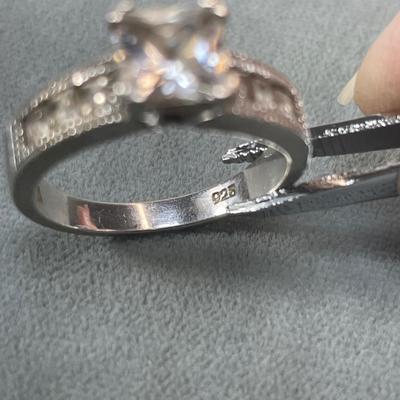 CZ Sterling silver Ring 8.5