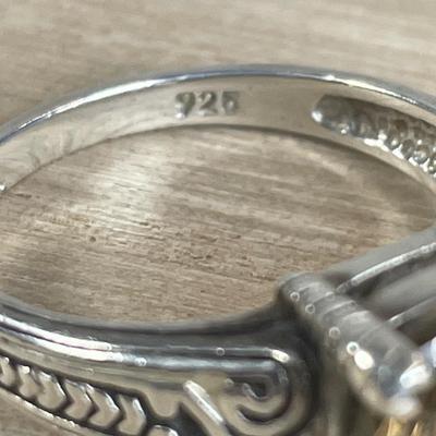 Smoky Quartz Sterling silver Ring 8