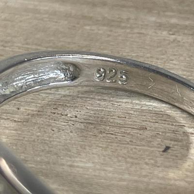Sunset colors Sterling Silver Ring 9