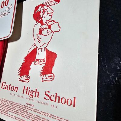 Eaton Red's this one's for you! Eaton high school collectable items