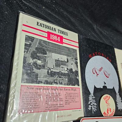Eaton Red's this one's for you! Eaton high school collectable items