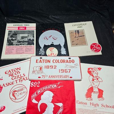 Eaton Red's this one's for you! Eaton high school collectable items